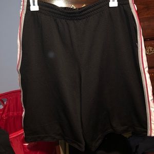 Black basketball shorts